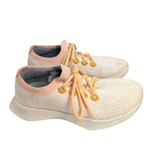 Allbirds Women's Cream & Peach Tree Dasher Knit Athletic Shoes Womens 10